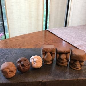 Funky Clay mini heads